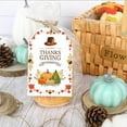thumbnail image 7 of Monebena 60 Pcs Thanksgiving Autumn Gift Tags Happy Thanksgiving Day Pumpkin Maple Leaves Theme Paper Hanging Craft Label for Fall Harvest Party Holiday Letters Gift Wrapping Decoration M01, 7 of 7