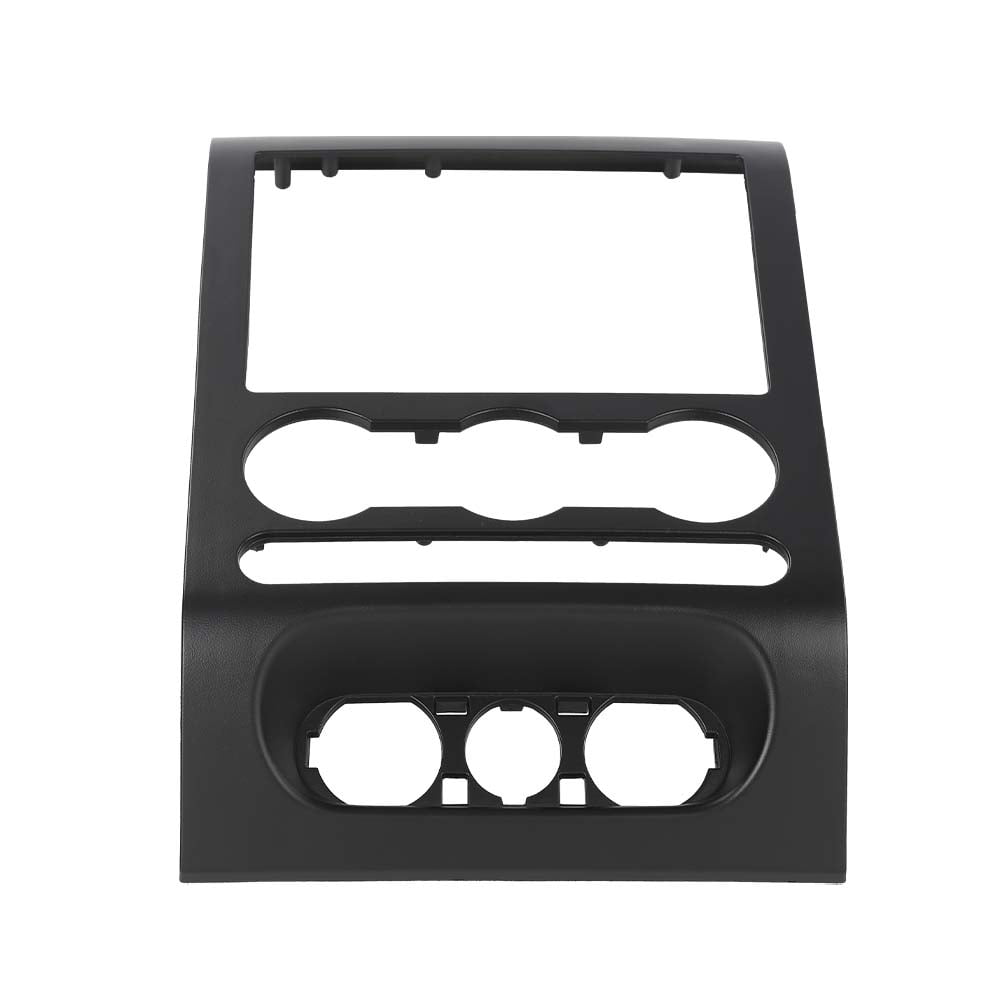 PIT66 Dash Radio Bezel Center Trim Panel Cover Fit for 2004-2008 Ford F150 4L3Z-1504302-AAA Black