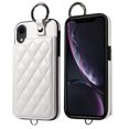 thumbnail image 1 of iPhone XR Case ,Card Slots Leather Wrist Strap Phone Cover for iPhone XR, 1 of 5