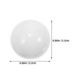 thumbnail image 2 of OUNONA White Resin Roulette Wheel Beads for DIY Party Game Prop Durable Game Wheel Accessories 3pcs, 2 of 7