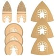thumbnail image 1 of 8pcs Multitool Blades Cemented Carbide Oscillating Saw Blades Fast Cutting Semicircular Saw Blade Professional Triangle Saw Blade  Finger Saw Blade for Plastic Ceramic Tile Marble, 1 of 10
