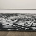 thumbnail image 3 of World Rug Gallery Modern Floral Flowers Indoor/Outdoor Area Rug - GRAY 7'10"X10', 3 of 9