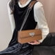 thumbnail image 2 of Bolso de cocodrilo de lujo para mujer, bolso de hombro elegante de buena calidad, Bolso pequeño con correa de hombro larga ajustable qym unisex, 2 of 2