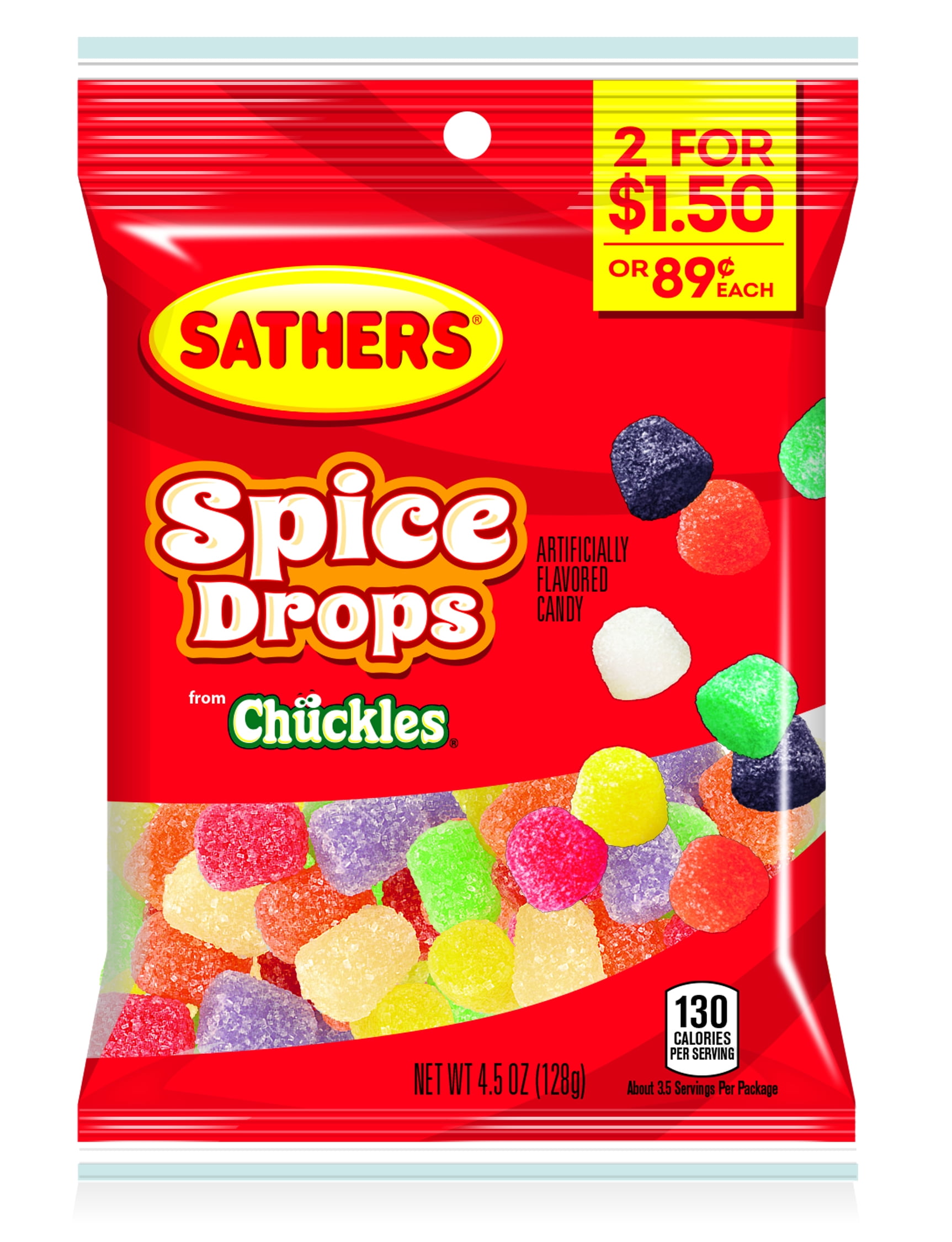 Sathers Spice Drops Candy 4 5 Ounce Bag