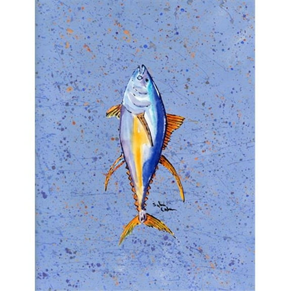 Fish Tuna Canvas Flag - House Size, 28 x 40 in.