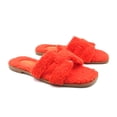 thumbnail image 4 of Lurnyet Furry Slipper Sandal with Warm Plush Lining for Outdoor Indoor, 4 of 5