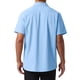 thumbnail image 3 of CAMISAS DE LINO PARA HOMBRE CORTAS DE MANGA, CON BOTONES, CASUAL, VERANO, HAWAIANAS, TALLA XL, AZUL, 3 of 5
