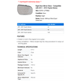 thumbnail image 2 of Right Door Mirror Glass - Compatible with 2011 - 2015 Toyota Sienna 2012 2013 2014, 2 of 2