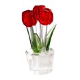 thumbnail image 3 of Figura de rosa, ramo de rosas, regalo para San Valentín, día de la madre, adorno Rojo, 3 of 9