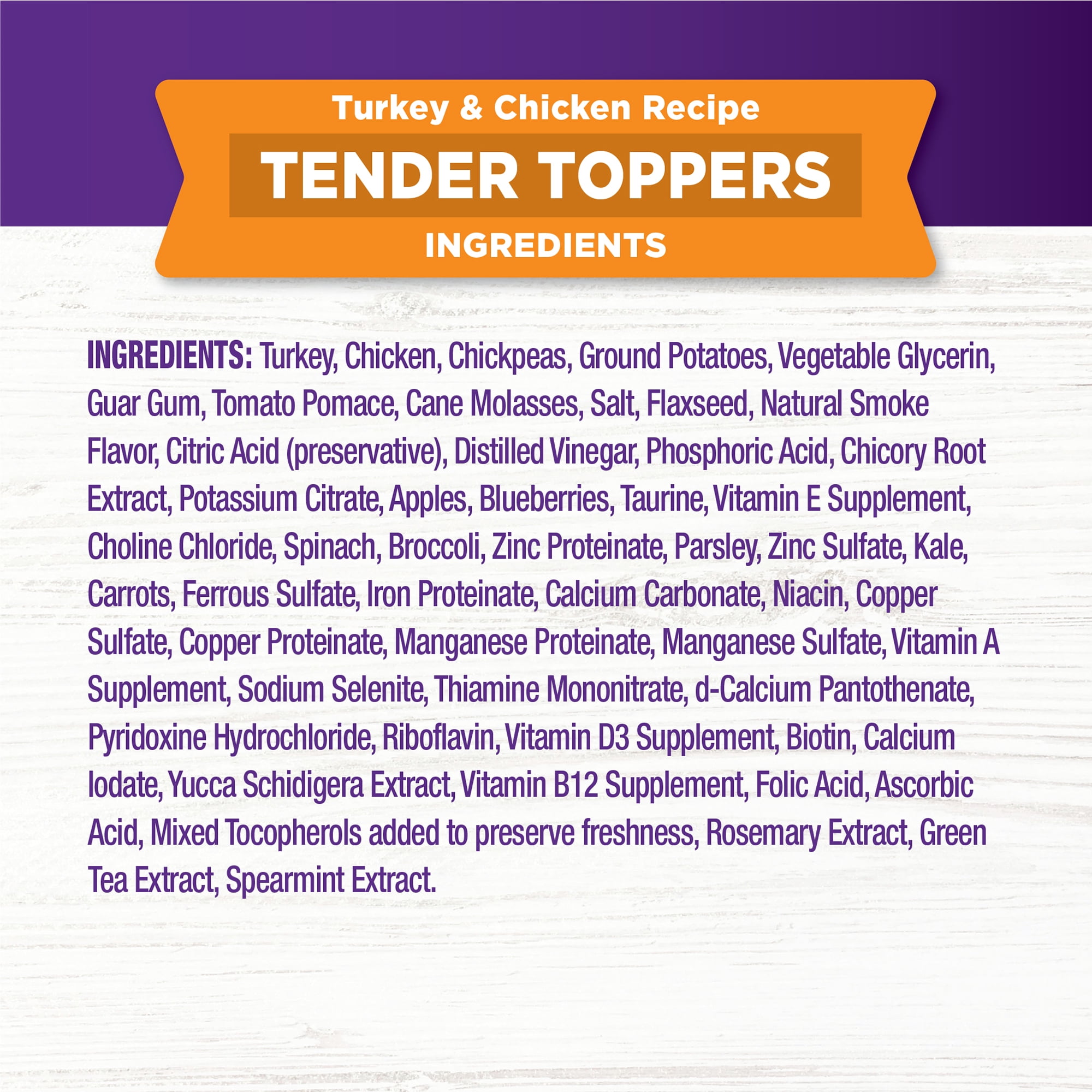 Wellness Bowl Boosters Tender Toppers, Dog Food Topper for Small, Medium, & Large Breeds, Grain Free, Natural, Turkey & Chicken, 8 Ounce Bag (Pack of 1)