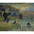 thumbnail image 3 of Louis Michel Eilshemius 14x12 Black Modern Framed Museum Art Print Titled - Sirens of the Sea (1908), 3 of 5