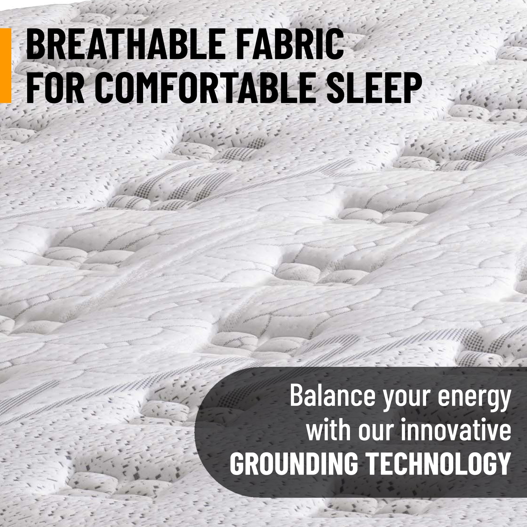 Ottomanson Twin 12" Firm Hybrid Mattress, Pocket Coils & CertiPUR-US, Fiberglass-Free, Bed in a Box