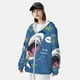 thumbnail image 3 of Balery Great White Shark Sudadera ligera de manga larga con capucha y protección solar UPF 50+ para hombre y mujer, ideal para pesca y running-Medium, 3 of 7