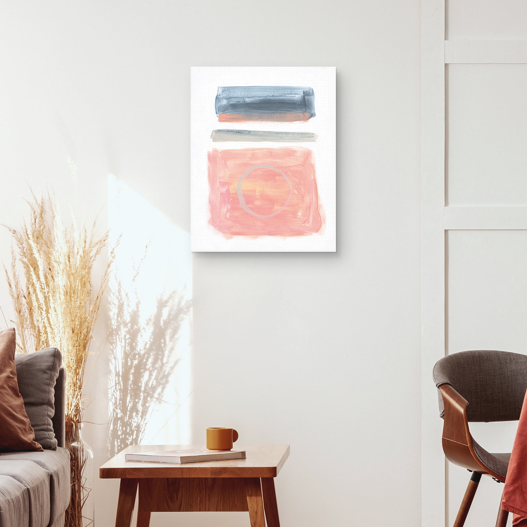 Transparencies Pink I by Décor Design Canvas Art Print, 1.5" x 22"