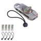 thumbnail image 2 of 5 unids/set TARP Abrazaderas Heavy Duty Lock Grip bola Cuerda elástica set para carpa Canopy Accesorios, 2 of 8