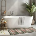 thumbnail image 2 of Green Red Brown and White Checkered Pattern Kitchen Rug Mat,Kitchen Runner Rugs Non Skid Washable,Decorative Kitchen Floor Mats for Kitchen,Sink,Laundry,17"x47.2", 2 of 7