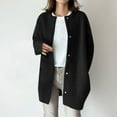 thumbnail image 1 of Women's Knitted Pocket Cardigan, Solid Color Sweater Jacket, Soft Wool Blend, Versatile Style, For Fall/Winter, Daily Wear, Lightweight Design, Stylish Outerwear, Casual Fashion, Cozy Layering, 1 of 6