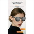 thumbnail image 4 of Gafas Inteligentes con IA, Bluetooth 5.4, Altavoz, Traductor de 145 Idiomas en Tiempo Real, Gafas de Sol con IA para Hombre y Mujer A, 4 of 5