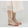thumbnail image 2 of nuevos zapatos de mujer con cordones en el tobillo a la moda, Sandalias planas, zapatos de mujer, sandalias para niña, zapatos planos para mamá, zapatillas, 2 of 4