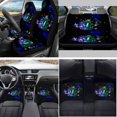 thumbnail image 2 of Yuyamidu Mushroom Car Seat Cover Galaxy Auto Carpet Mats Steering Wheel Cover Safe Belt Pads Gear Shift Knob Cover Coasters Car Accessories Set of 15, 2 of 6
