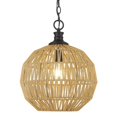 thumbnail image 4 of Florence 1-Light Metal Medium Pendant in Black, 4 of 5