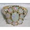 thumbnail image 4 of LBG 14k Yellow Gold Natural Opal Womens Promise Ring - Size 6.5, 4 of 6
