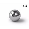 1/2" Inch Chrome Steel Ball Bearings G25 - Pack of 50