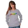 thumbnail image 5 of XOMG POP Brooklynn Sunshine Star Women Crewneck Sweatshirt Brisco Brands S, 5 of 6