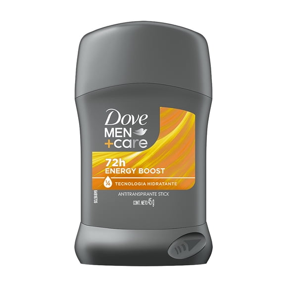 Desodorante Antitranspirante Hombre Dove Energy Boost en Barra de 45 GR