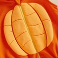 thumbnail image 4 of RUINIXCW Newborn Baby Girl Boy Halloween Pumpkin Costume Infant Spring Fall Winter Cosplay Outfit Sleeveless Hooded Zip Romper Stockings Set, 4 of 10