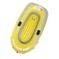 thumbnail image 4 of Inflatable Boat, 2 Person PVC Inflatable Fishing Boat Rowing Air Boat Fishing Drifting Diving Tool For Diving Fishing Drifting Beach Swimming Paddle Summer, Yellow, 4 of 8