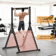 thumbnail image 5 of PROHIKER Folding Pull Up Station Power Tower for Home Gym, Height Adjustable Pull Up Bar Dip Station, Multifunctional Full Body Strength Training Fitness Equipment, Triangle Structure, 5 of 7
