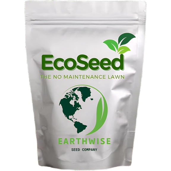 Earthwise EcoSeed Grass Seed Mix, Fine Fescue Blend, No Mow, Drought & Shade Tolerant Lawn Seed, 1 lb, Covers 200 Sq ft