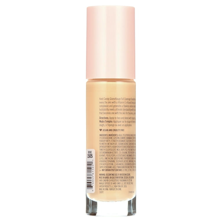 Hard Candy Glamoflauge Full Coverage Foundation, 1505 Beige