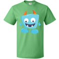 thumbnail image 3 of Inktastic Cute Monster, Little Monster, Blue Monster, Horns T-Shirt, 3 of 5