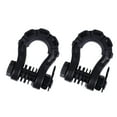 thumbnail image 2 of Maytalsory 2pieces 2Pack 3/4 D Ring Shackles Shackle Shackle U-Hook Rugged Tow Shackle With Isolator Strong Black, 2 of 6