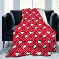 thumbnail image 6 of Hello Kitty Throw Blanket, Cozy Flannel Blankets For Boys Girls, Super Soft Warm Blanket For Couch Sofa Bed, 6 of 9