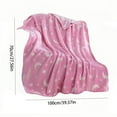 thumbnail image 3 of Glow in The Dark Star &Heart Blanket Gifts for Girls&Boys Kids Throw Pink Luminous Blanket Soft Flannel Blanket Toys for 1-10 Year Old Girls&Boys,Thanksgiving Christmas Birthday Gifts, 3 of 6