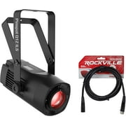 Chauvet DJ PINSPOT Q1Z ILS 20 Watt RGBW LED Compact Pin Spot Light+DMX Cable