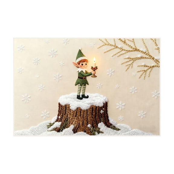 Deeceymbur Christmas Tree Embroidery Skid Resistant Absorbent Floor Rug for Entry Kitchen Bathroom Holiday Home Decor