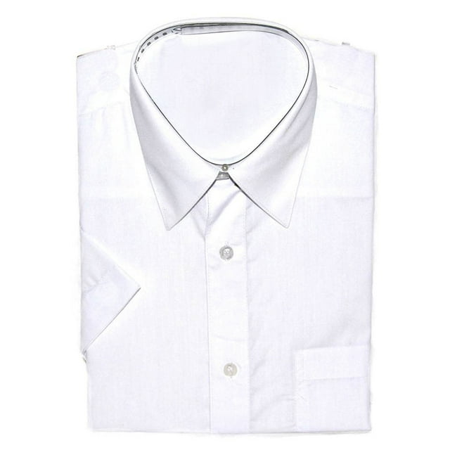 Gravity Threads Chemise Habillée pour Homme à Manches Courtes, P Blanc