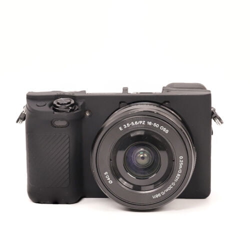 GadgetCom Silicone Protective Case for Sony Alpha A6400 A6300 A6100 - Shockproof, Anti-Scratch Full Body Cover, Easy Grip Design