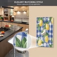 thumbnail image 5 of Yayeee Blank Wall Plate Cover 1-Gang 4.5"x2.7" Home Unused Decorative Outlet, Blue Plaid Lemon, 5 of 7