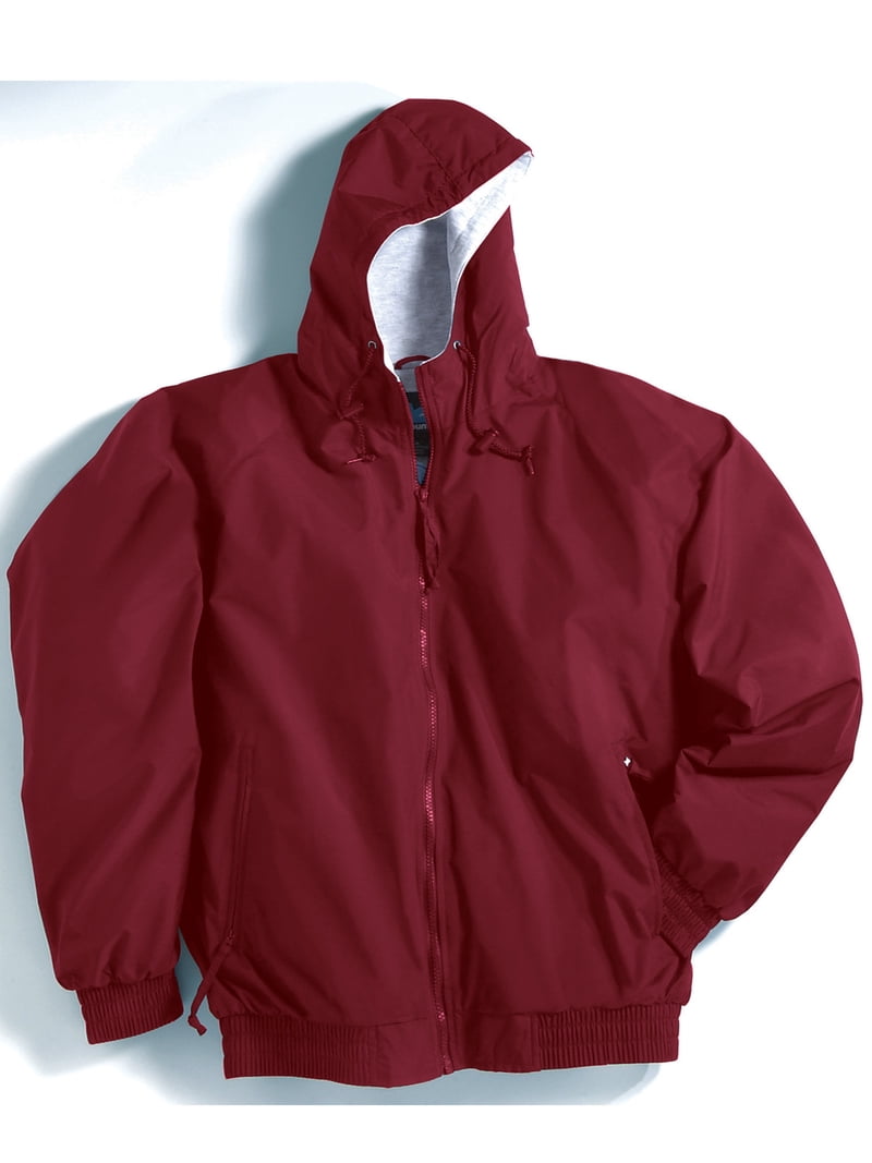 ジャケット・アウター tri mountain nylon hooded jacket Tri-Mountain Bay Watch 3600 Nylon hooded jacket, 5X-Large, Maroon