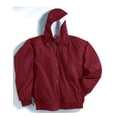 thumbnail image 1 of Tri-Mountain Bay Watch 3600 Nylon hooded jacket, Large Tall, Maroon, 1 of 2