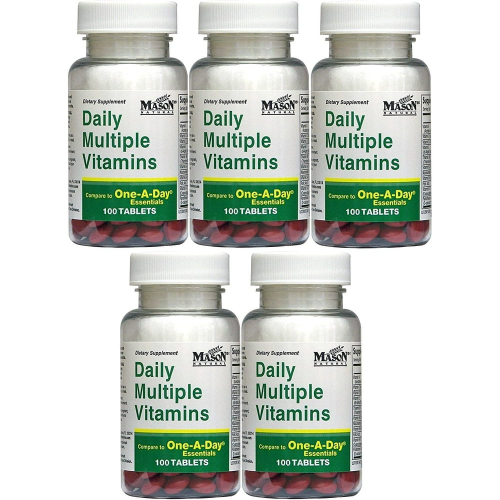 Multiple vitamin. Daily vitamins.