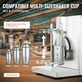 thumbnail image 3 of KFFKFF Dual-Head Milkshake Mixer, 120W, for Commercial Use, Tea and Milkshake Blending Machine with 0-180s Timer, Includes 750ml Stainless Cup, Ideal for Milk Tea Shops, 3 of 9