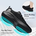thumbnail image 5 of Ecetana Women's Platform Walking Shoes Lightweight Breathable Mesh Sneakers for Casual Work, 5 of 6