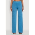 thumbnail image 3 of Womens Daisy High Waisted Wide Leg Brushed Knit Pants, 3 of 4