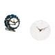 thumbnail image 5 of Reloj de pared con figura de resina, artesanía decorativa para habitación, cocina, oficina, sala de estudio, estantería, escritorio interior, arte par, 5 of 8